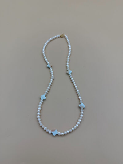 NASZYJNIK KONICZYNKI NA PERŁACH