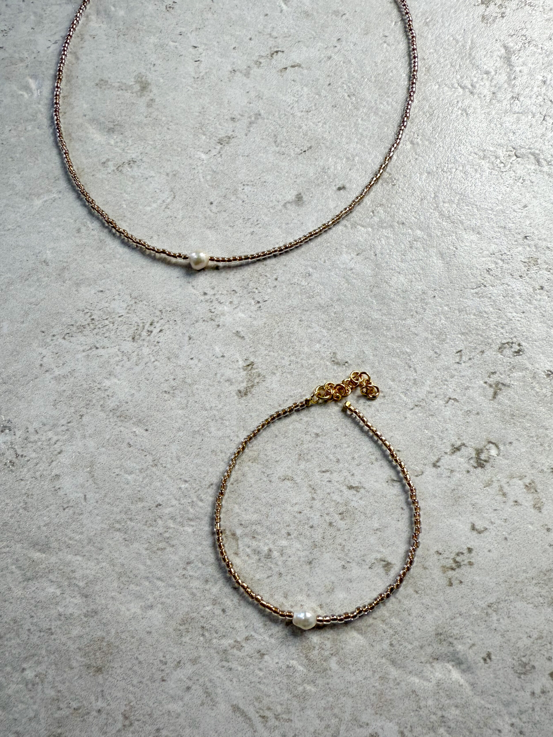 BRANSOLETKA PERŁA NA ZŁOCIE - obrazek 4