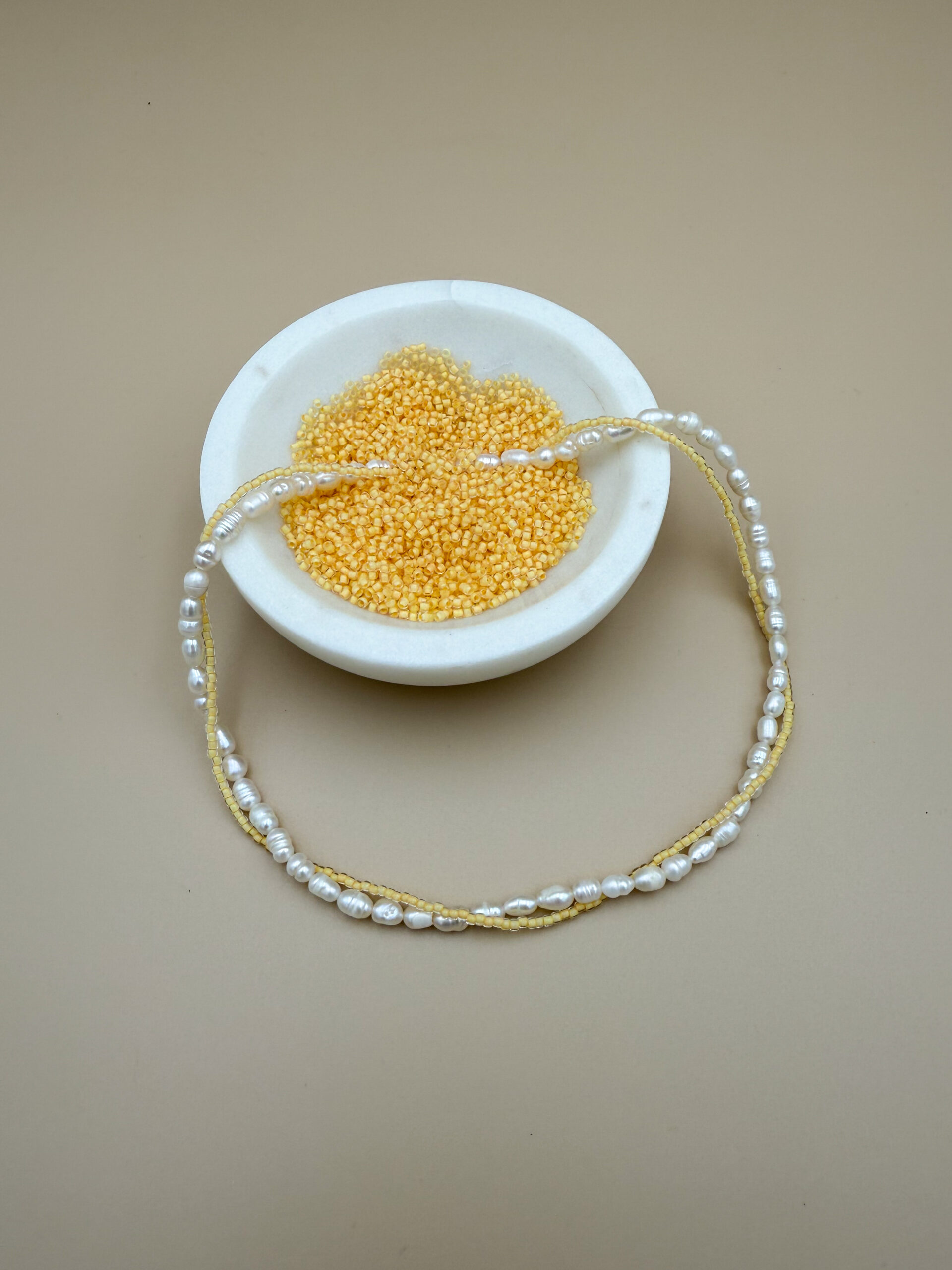 NASZYJNIK MASEŁKOWE PERŁY - obrazek 5