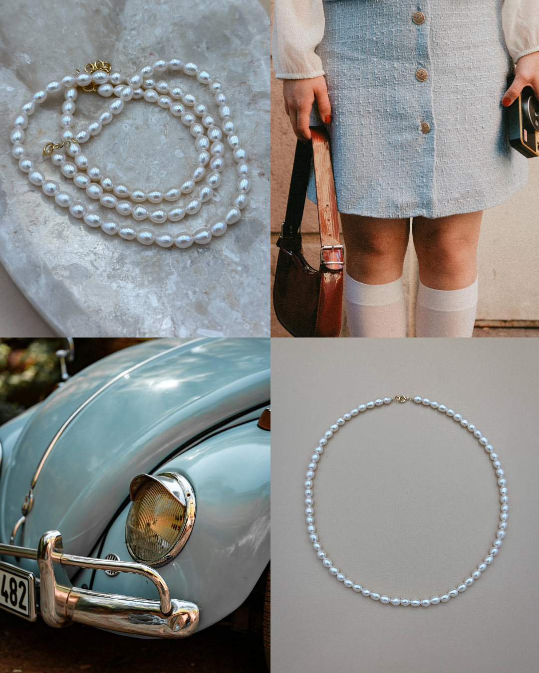 NASZYJNIK KLASYCZNE PERŁY - obrazek 4