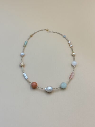 NASZYJNIK HAPPY SOUL VINTAGE Z BAROKOWĄ PERŁĄ