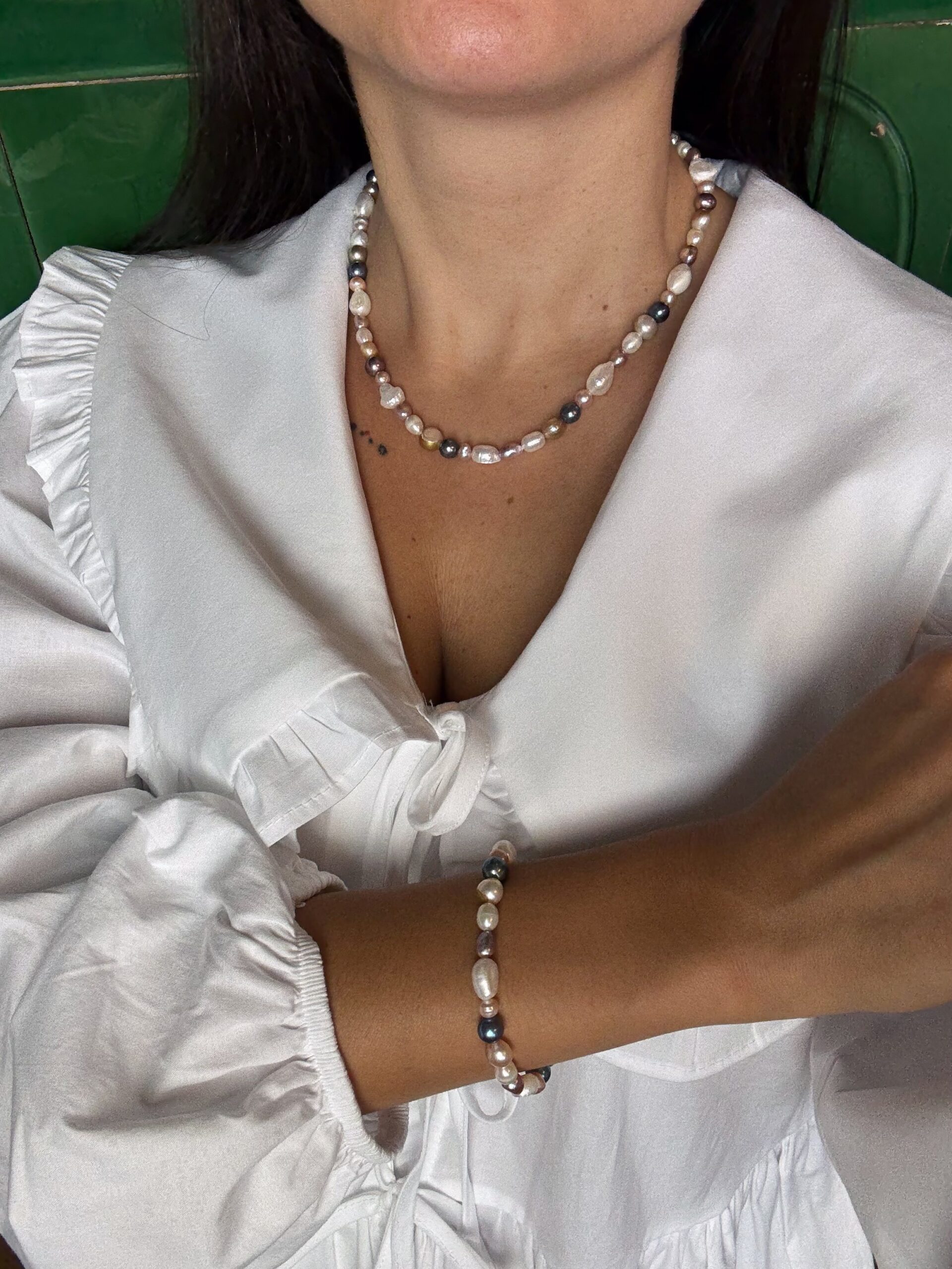 BRANSOLETKA MULTICOLOR PERŁY - obrazek 2