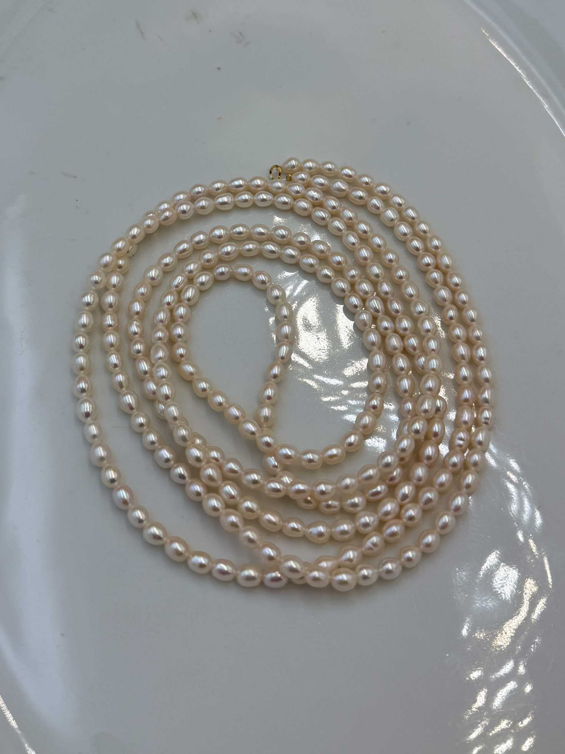 NASZYJNIK KLASYCZNE PERŁY 160 CM - obrazek 3