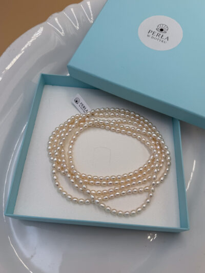 NASZYJNIK KLASYCZNE PERŁY 160 CM