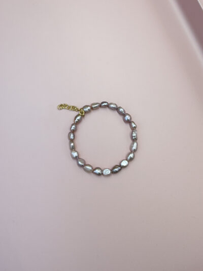 BRANSOLETKA Z RÓŻOWYCH PEREŁ