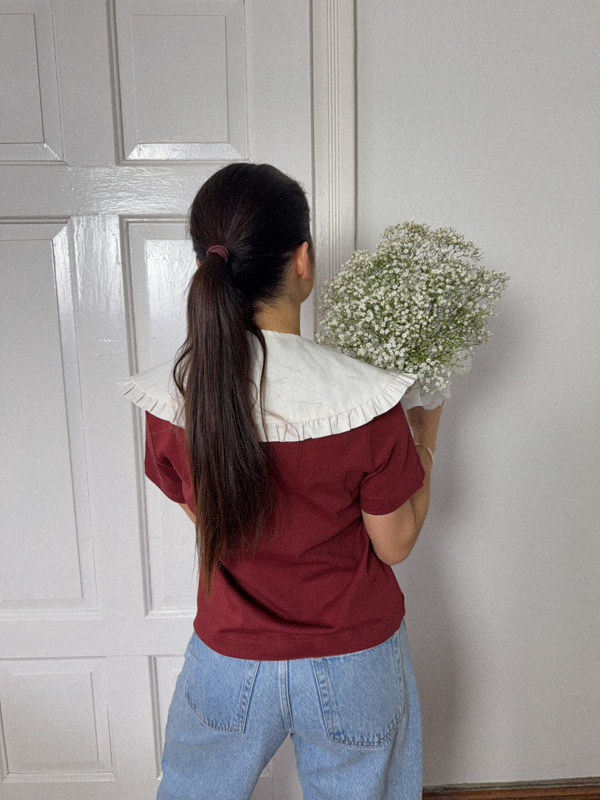 KOŁNIERZYK OZDOBNY OFF WHITE - obrazek 4