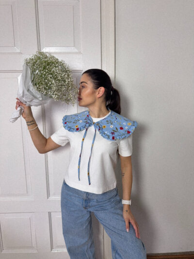 KOŁNIERZYK OZDOBNY BŁĘKITNA ŁĄKA