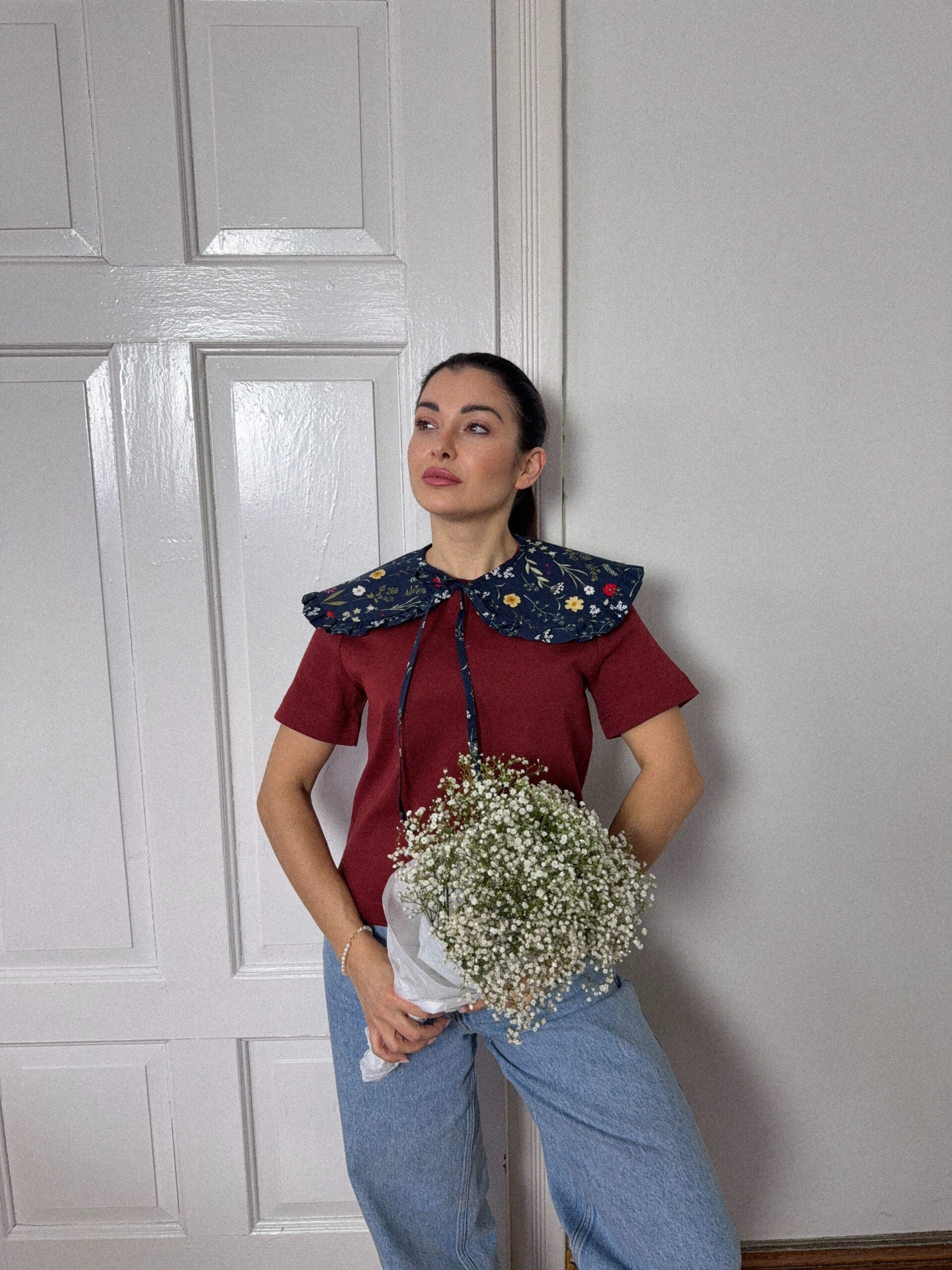 KOŁNIERZYK OZDOBNY GRANATOWA ŁĄKA - obrazek 4