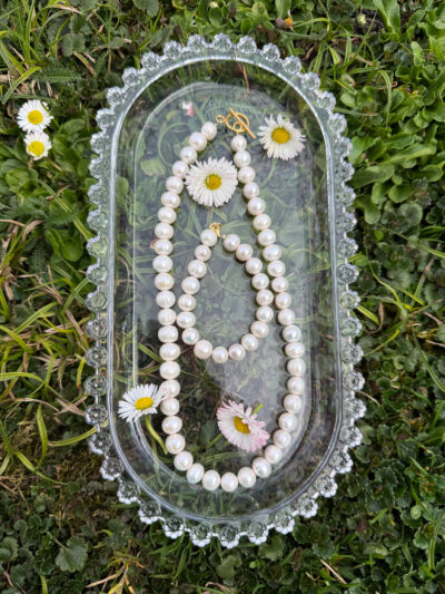 BRANSOLETKA DUŻE OKRĄGŁE PERŁY