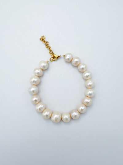 BRANSOLETKA DUŻE OKRĄGŁE PERŁY